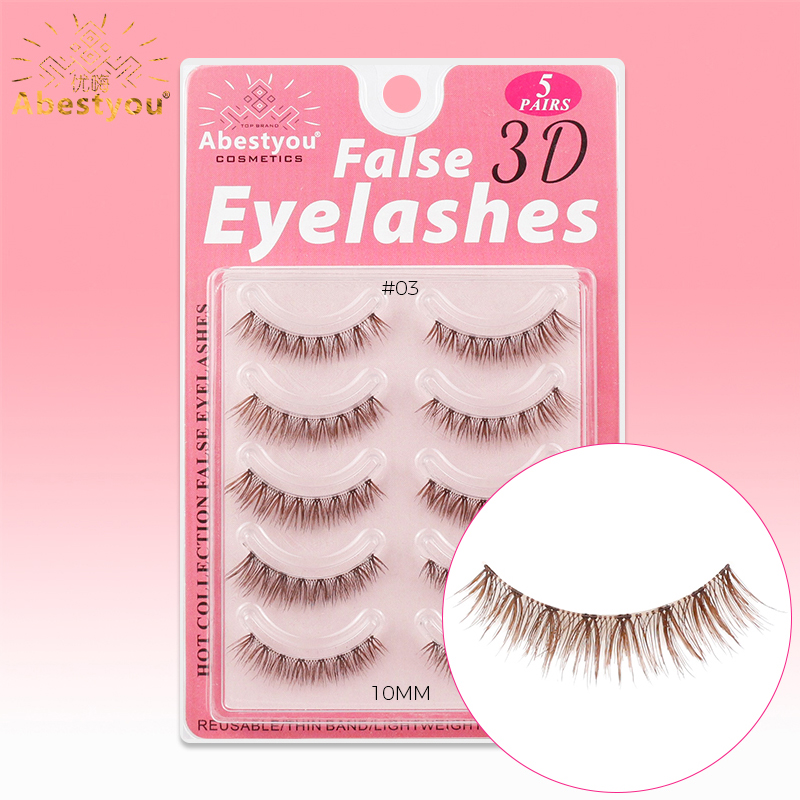 Eyelash Extension Japan - Abestyou 5 pares de pestañas postizas