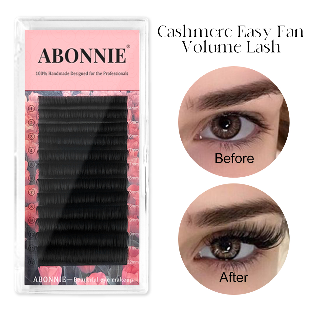 Eyelash Extension Remover At Home - Extensiones de pestañas Abonnie Easy Fanning,