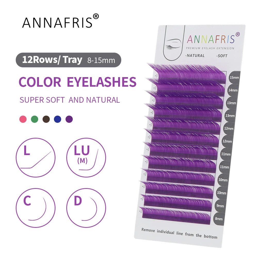 ANNAFRIS pestañas de visón sin - Lash Tile Palette reseña y precio