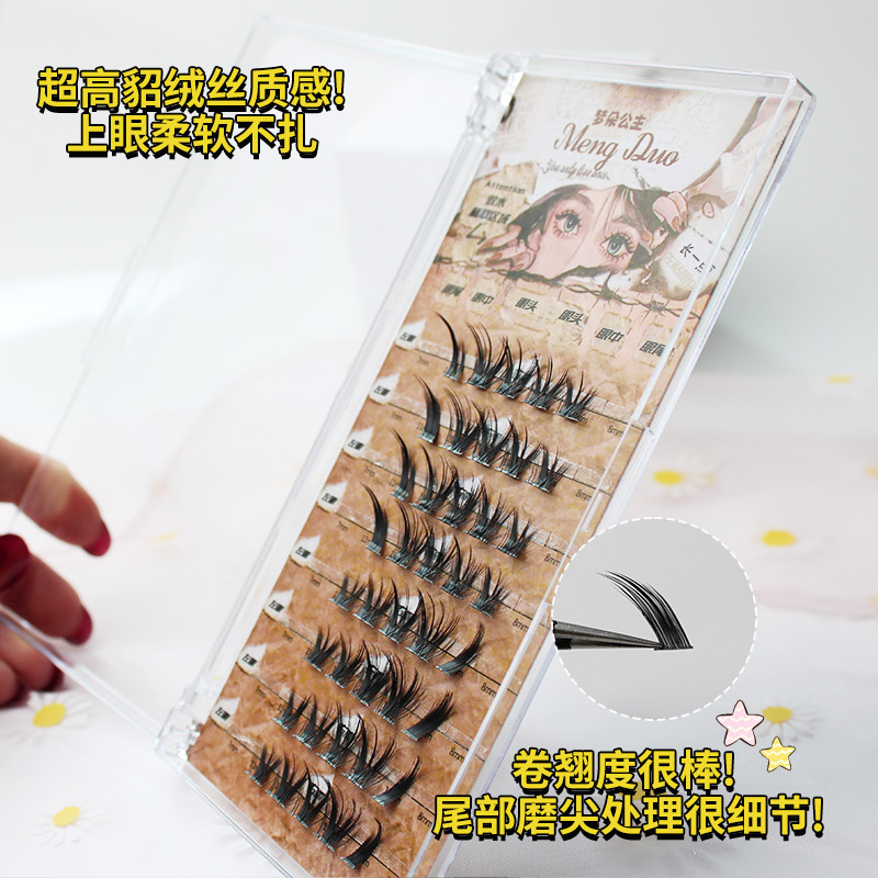Pestañas postizas 3D de visón  - Eyelash Extension Cat Eye Wispy reseña y precio