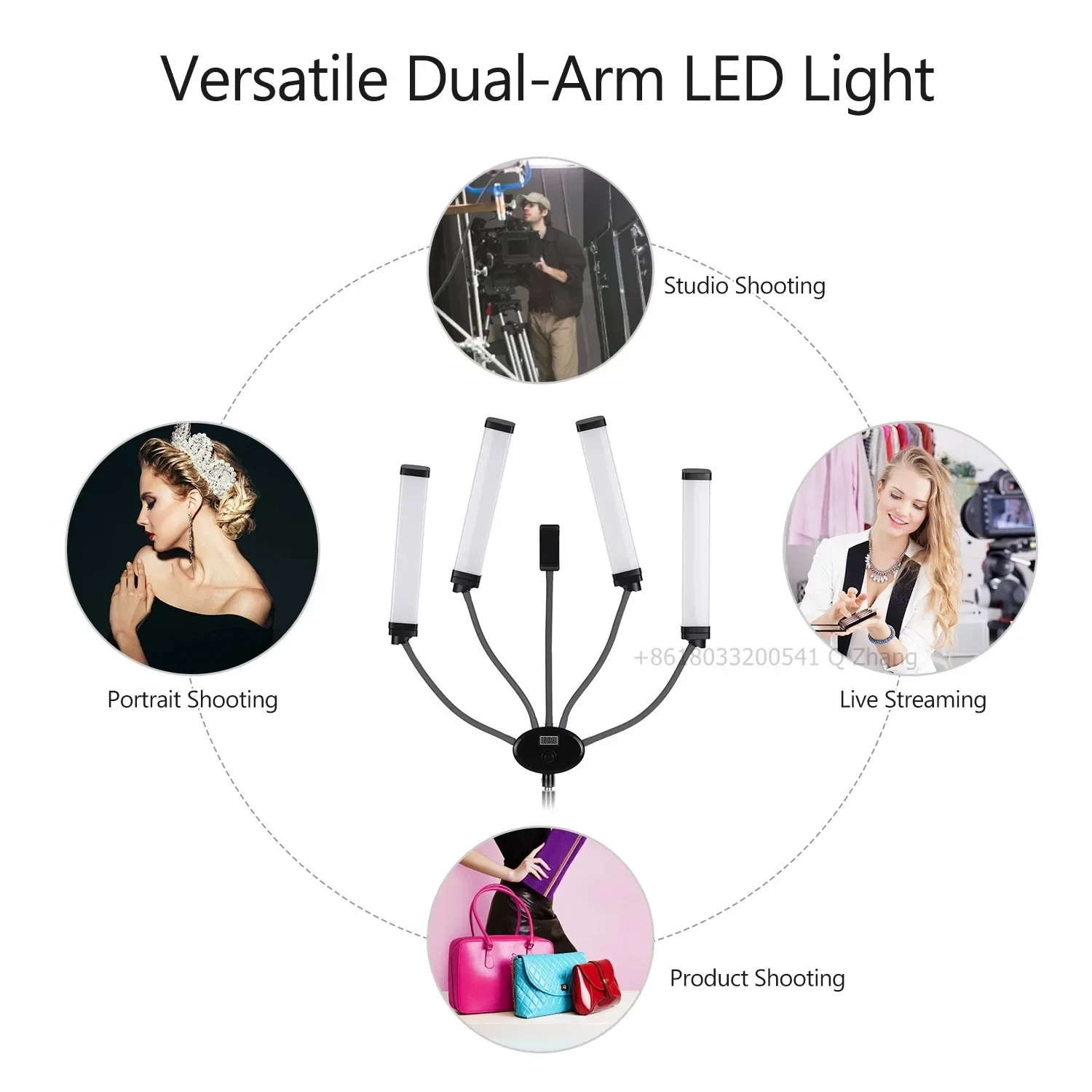 Lámpara LED Yidoblo 80W FX-800 - Video Eyelash Extension reseña y precio