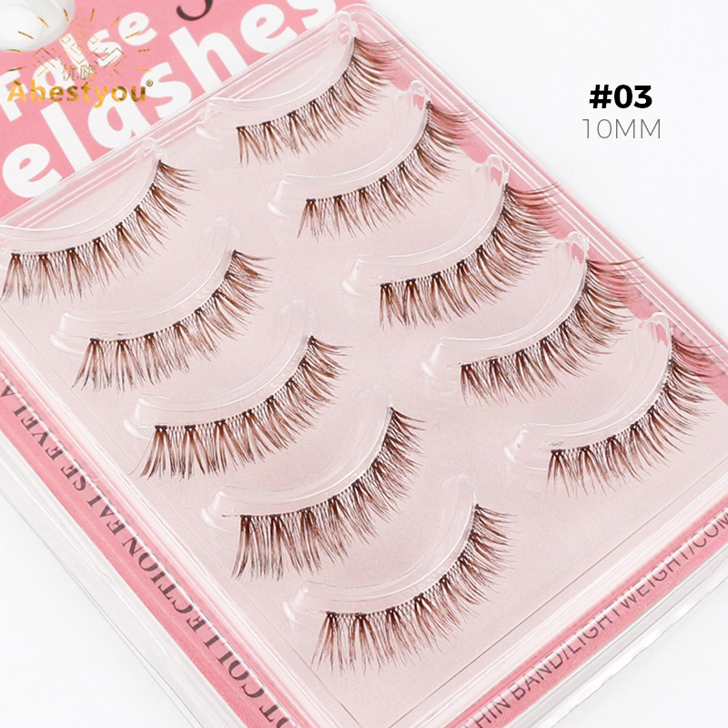 Abestyou 5 pares de pestañas p - Eyelash Extension Japan reseña y precio