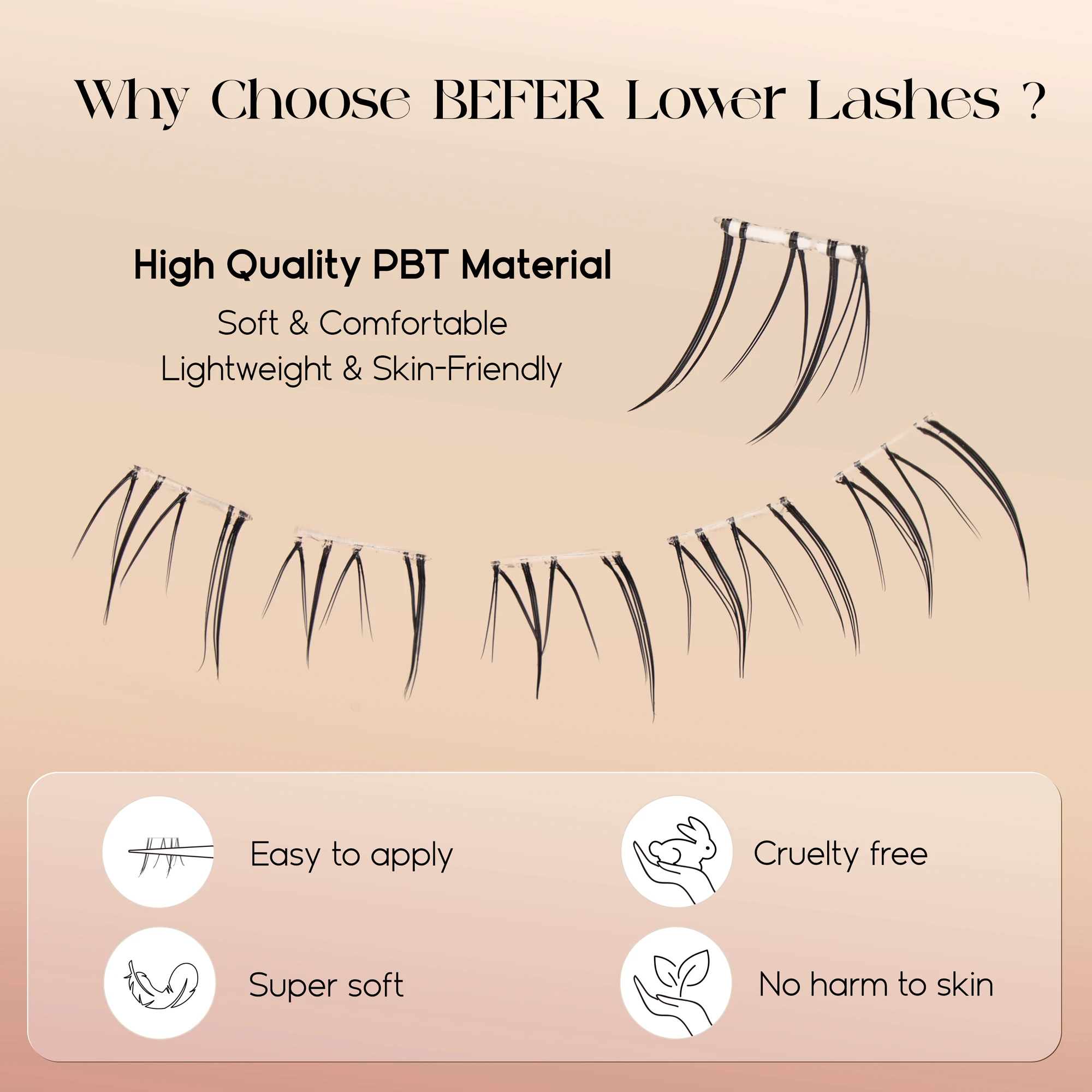 Pestañas Postizas Inferiores B - Eyelash Extensions reseña y precio