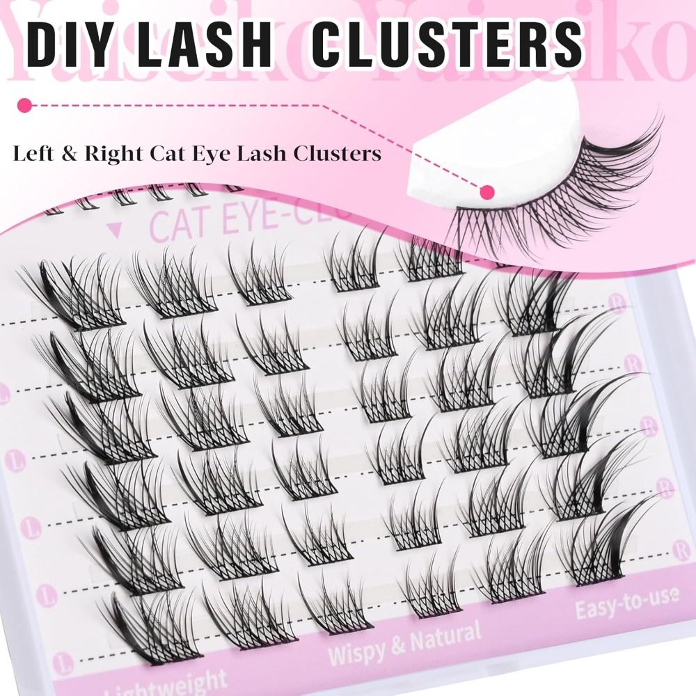 Nuevo Pestañas autoadhesivas 3 - Eyelash Extension Cat Eye Wispy reseña y precio