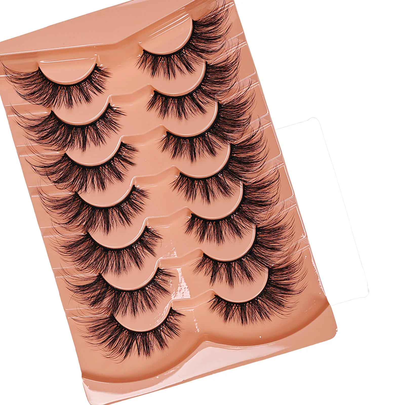 7 pares de pestañas postizas C - Eyelash Extension Cat Eye Wispy reseña y precio