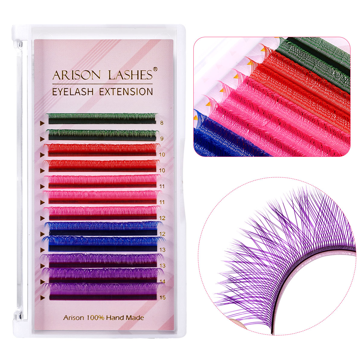 ARISON pestañas YY de colores  - Lash Tile Palette reseña y precio