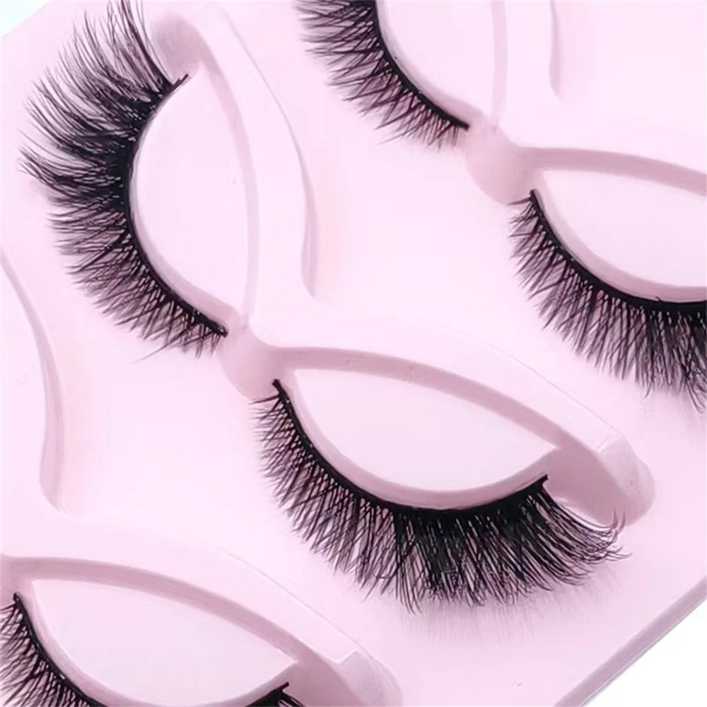 5 pares de pestañas de ojos de - Eyelash Extension Cat Eye Wispy reseña y precio