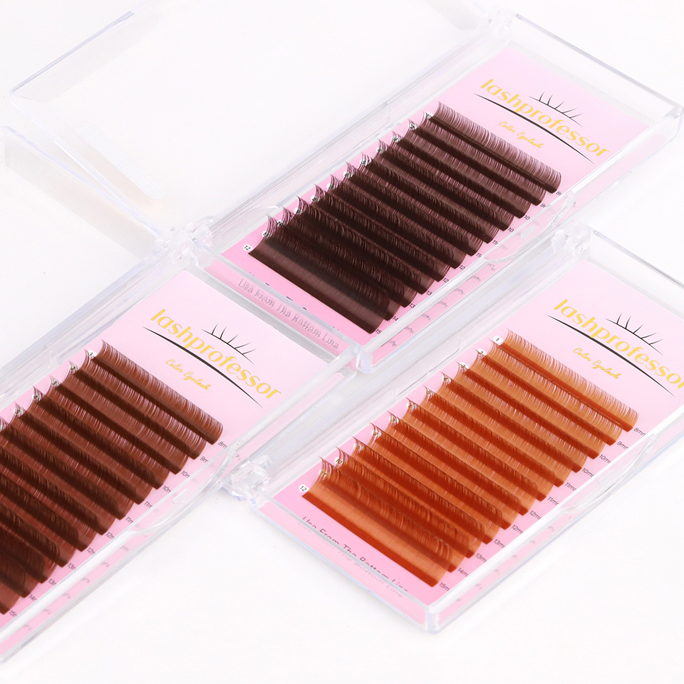 Extensión de pestañas marrón o - Lash Tile Palette reseña y precio