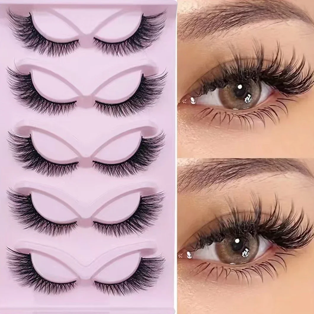 Pestañas postizas de ojo de ga - Eyelash Extension Cat Eye Wispy reseña y precio