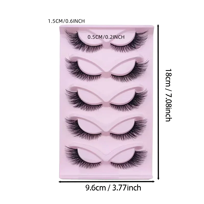 Pestañas postizas de ojo de ga - Eyelash Extension Cat Eye Wispy reseña y precio