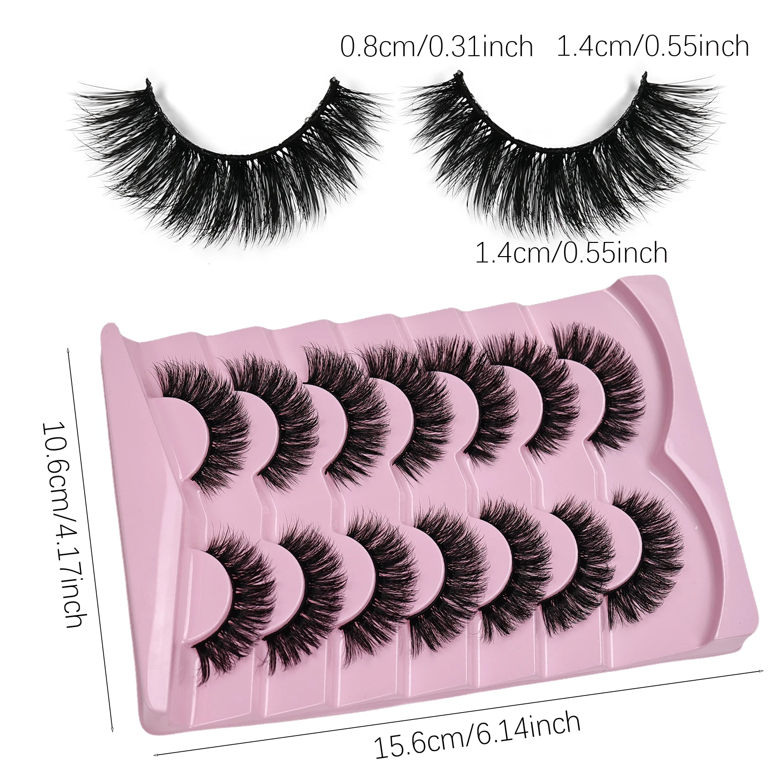 Pestañas postizas de ojo de ga - Eyelash Extension Cat Eye Wispy reseña y precio