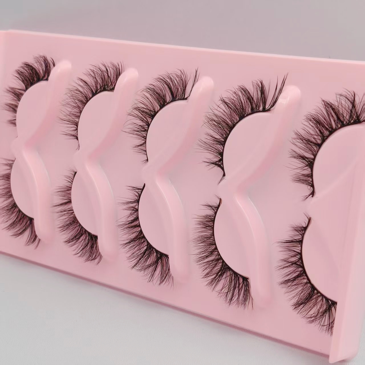 5 pares de pestañas postizas d - Eyelash Extension Japan reseña y precio
